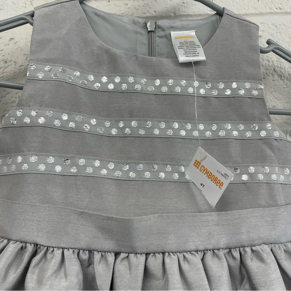 Gymboree Shimmering Silver Kids Dress